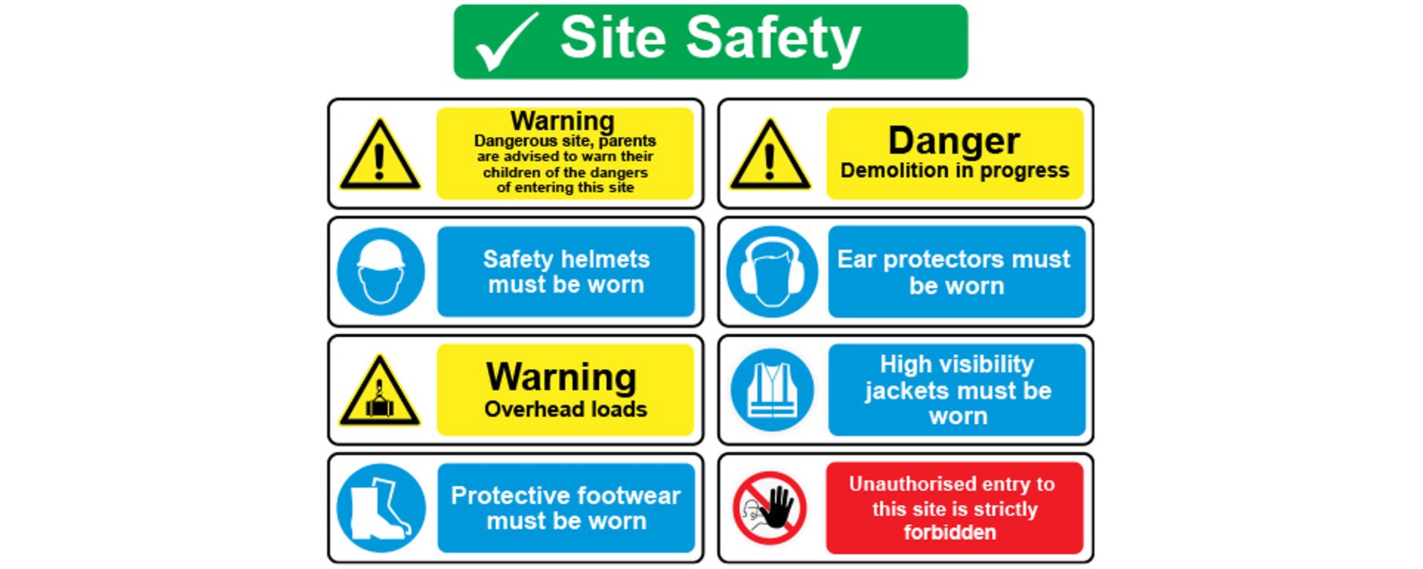 Role of Safety Signs in Promoting a Safer Work Environment